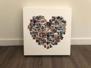 Heart-Shaped Photo Collage