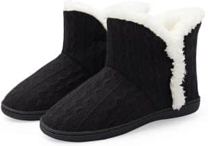 TUOBUQU Womens Warm Bootie Slippers