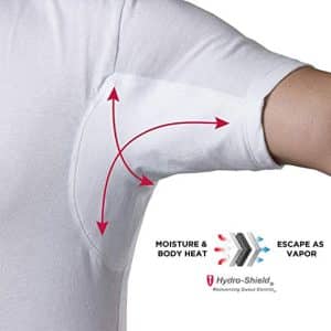Thompson Tees Sweatproof Undershirt with Underarm Sweat Pads