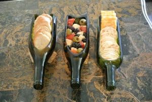 Wine Bottle Serving Dishes