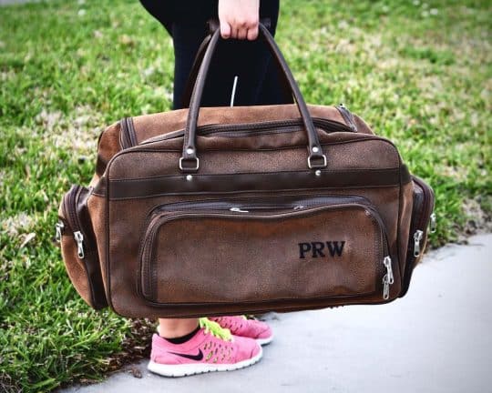 Personalized Leather Bag