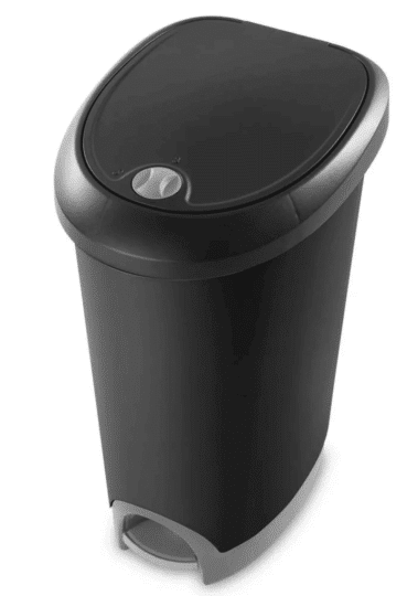 Sterilite Locking Lid Kitchen Wastebasket 