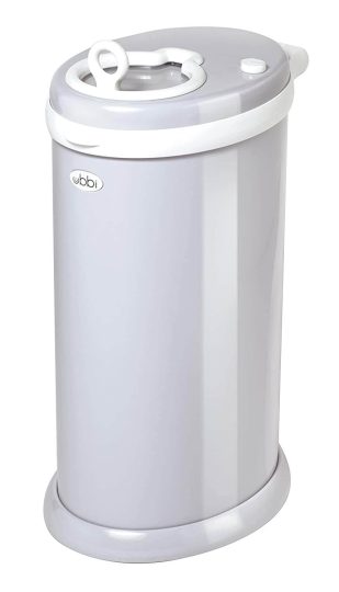 Ubbi Steel Odor-Locking Trash Can