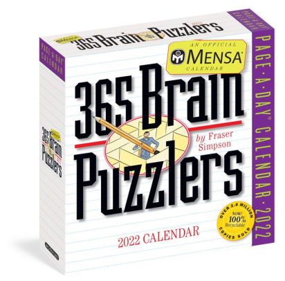 Puzzle gifts for adults: Page-a-Day of Mensa Brain Teasers