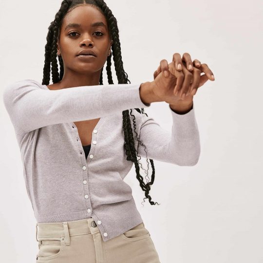 Cotton Merino Cardigan