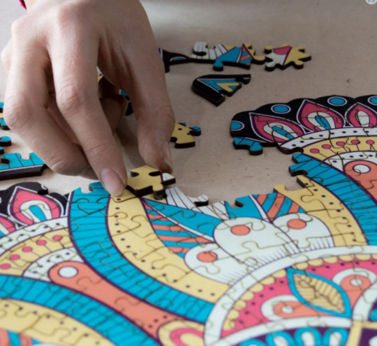 Mandala Wooden Puzzle