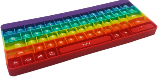 Depointer Keyboard Shaped Push Pop Fidget Toy