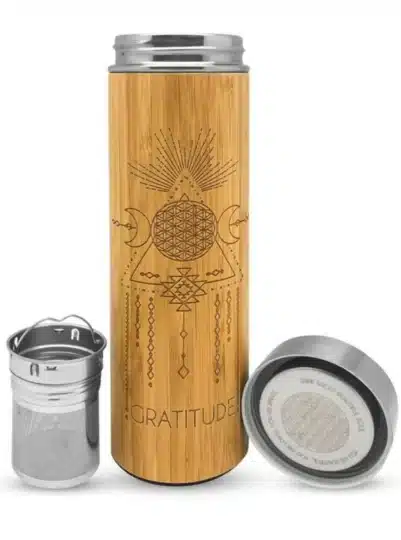 E11EVATESHOP Bamboo Water and Tea Tumbler (17.9 oz)