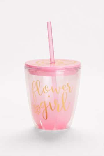 flower girl tumbler