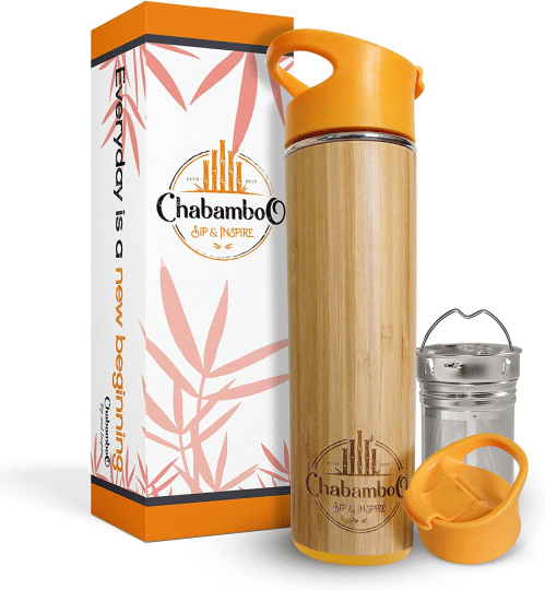Chabamboo Bamboo Tumbler with Sip Cap (17 oz)