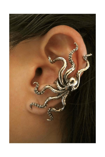 octopus ear cuff