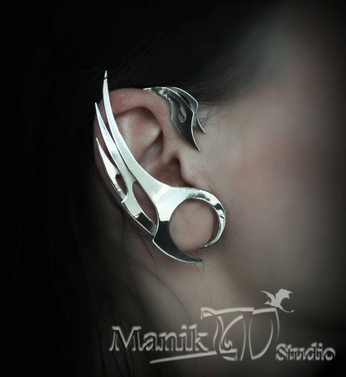 #31 Steel Wing Feather Ear Jacket