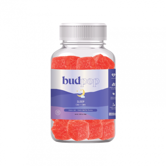 Budpop CBD + CBN Sleep Gummies 