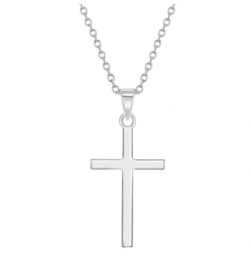Flat Cross Necklace