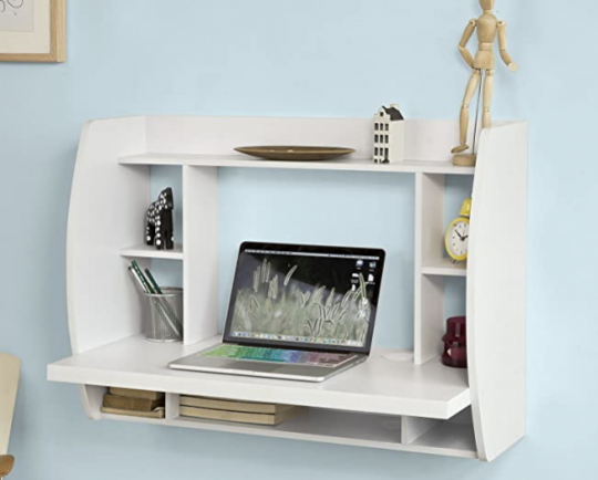 Haotian White Floating Desk