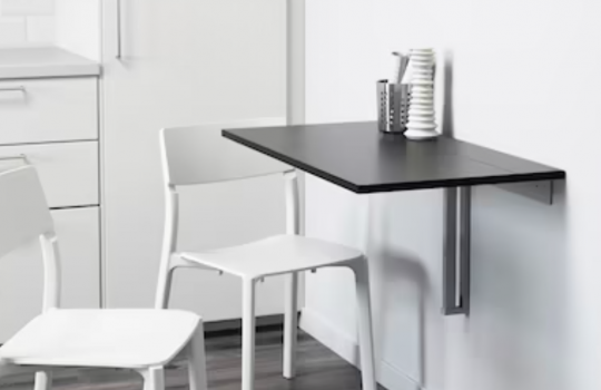 Bjursta Wall-Mounted Drop-Leaf Table