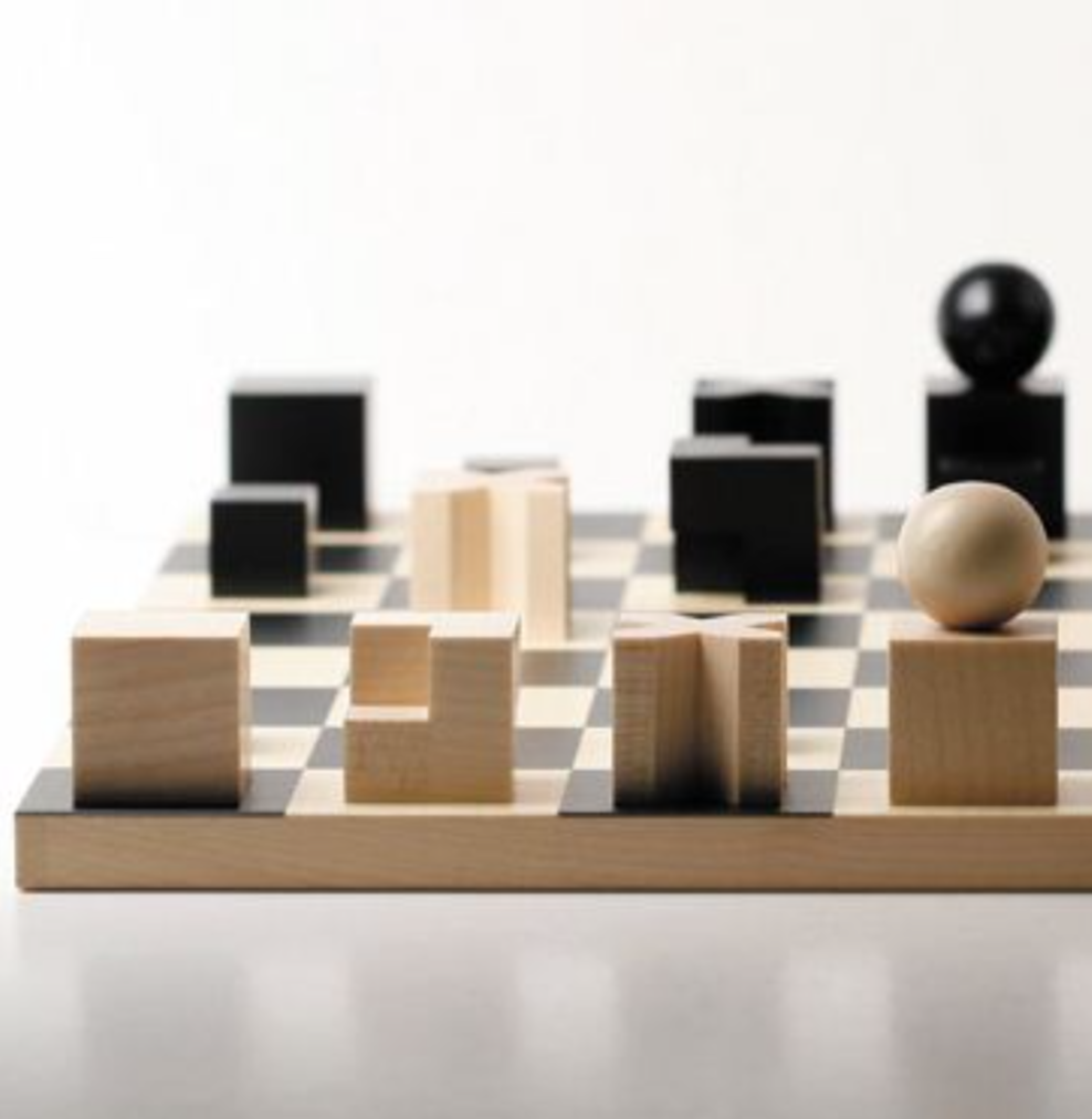 Bauhaus Chess Pieces