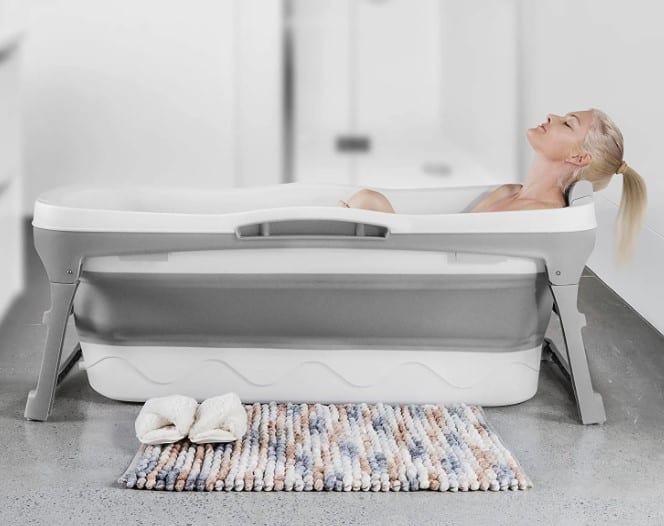 Freestanding 56" Soaking Bathtub 