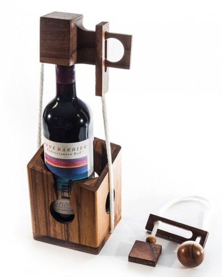 Wine bottle puzzle gifts for adults